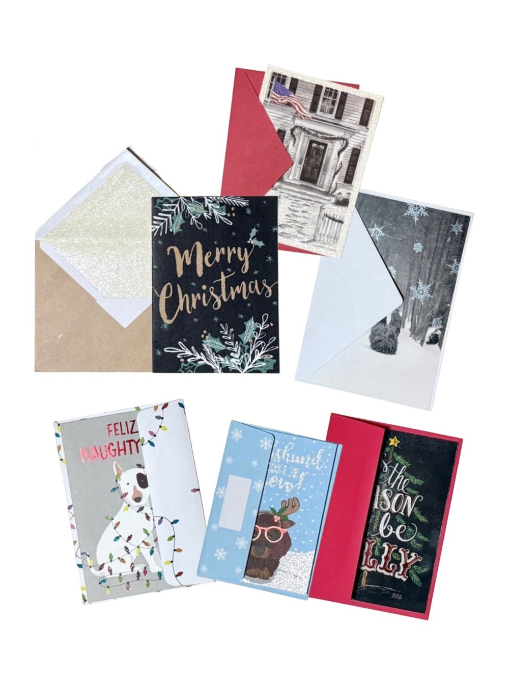 Christmas Cards & Envelopes Bundle